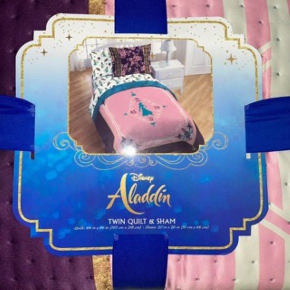 Disney Bedding Disney Aladdin Princess Jasmine Twin Quilt Sham